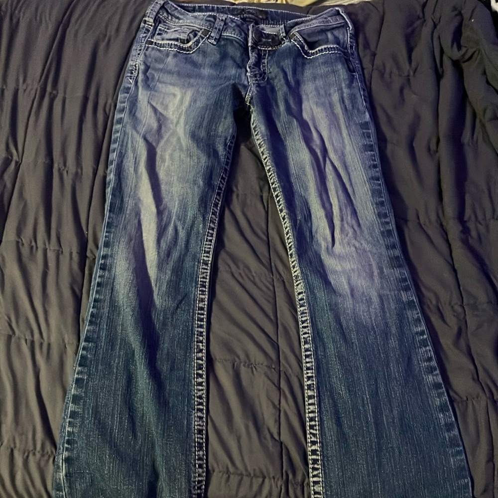 Women's Bootcut Blue Jeans